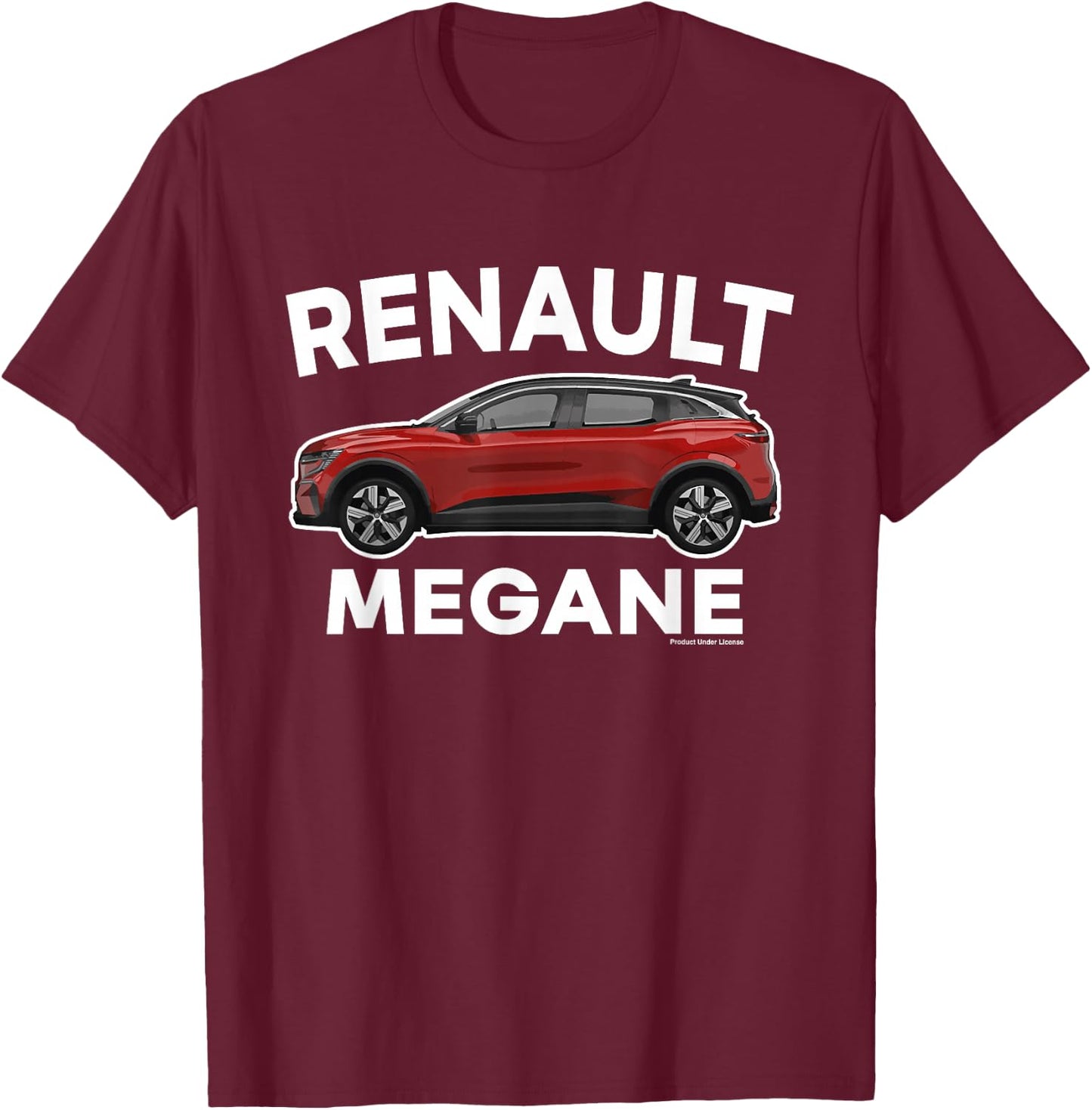 Renault Megane Family Car T-Shirt - T-Shirt | Maroon