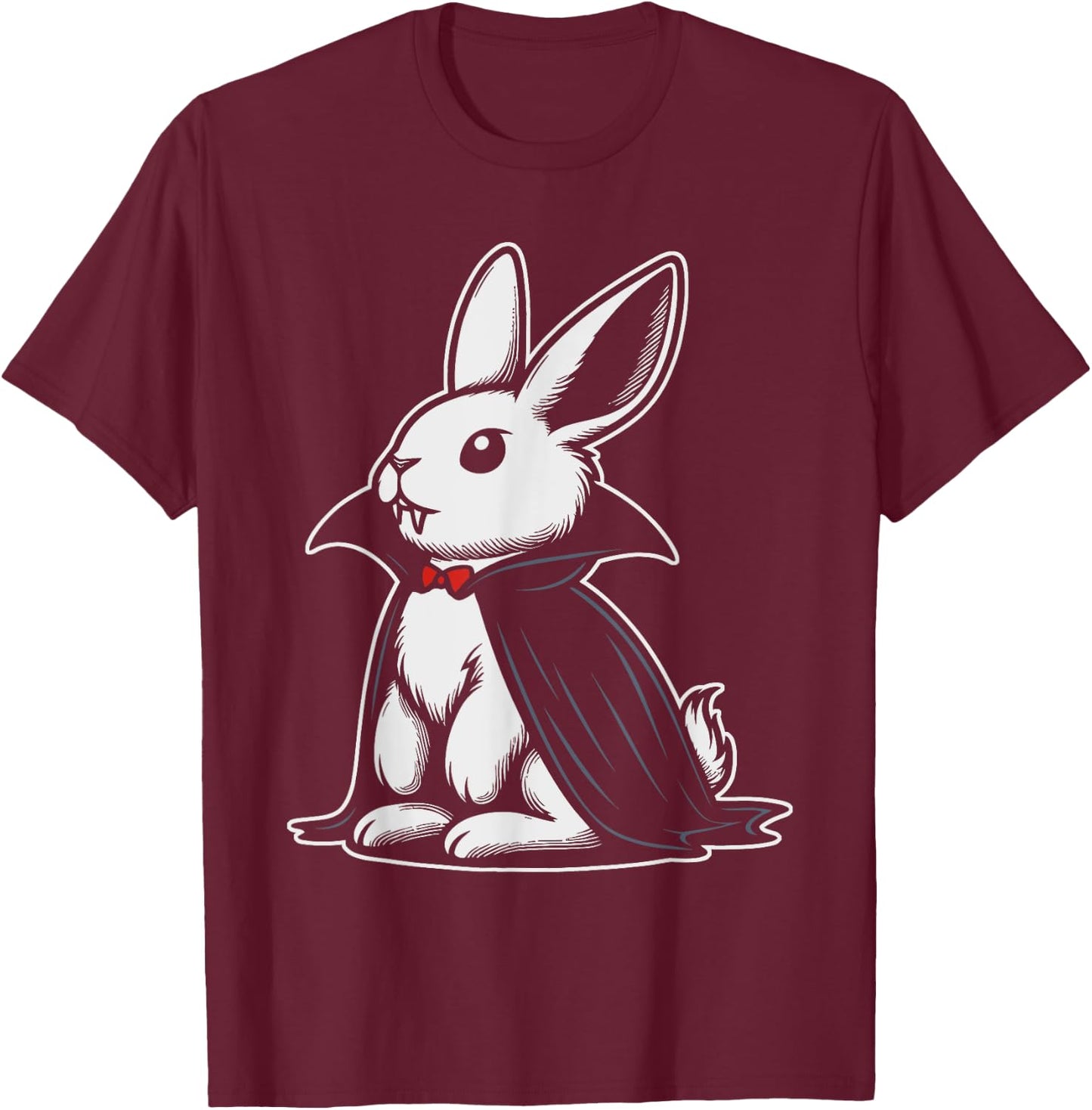 Vampire Bunny Vampire Rabbit T-Shirt - T-Shirt | Maroon