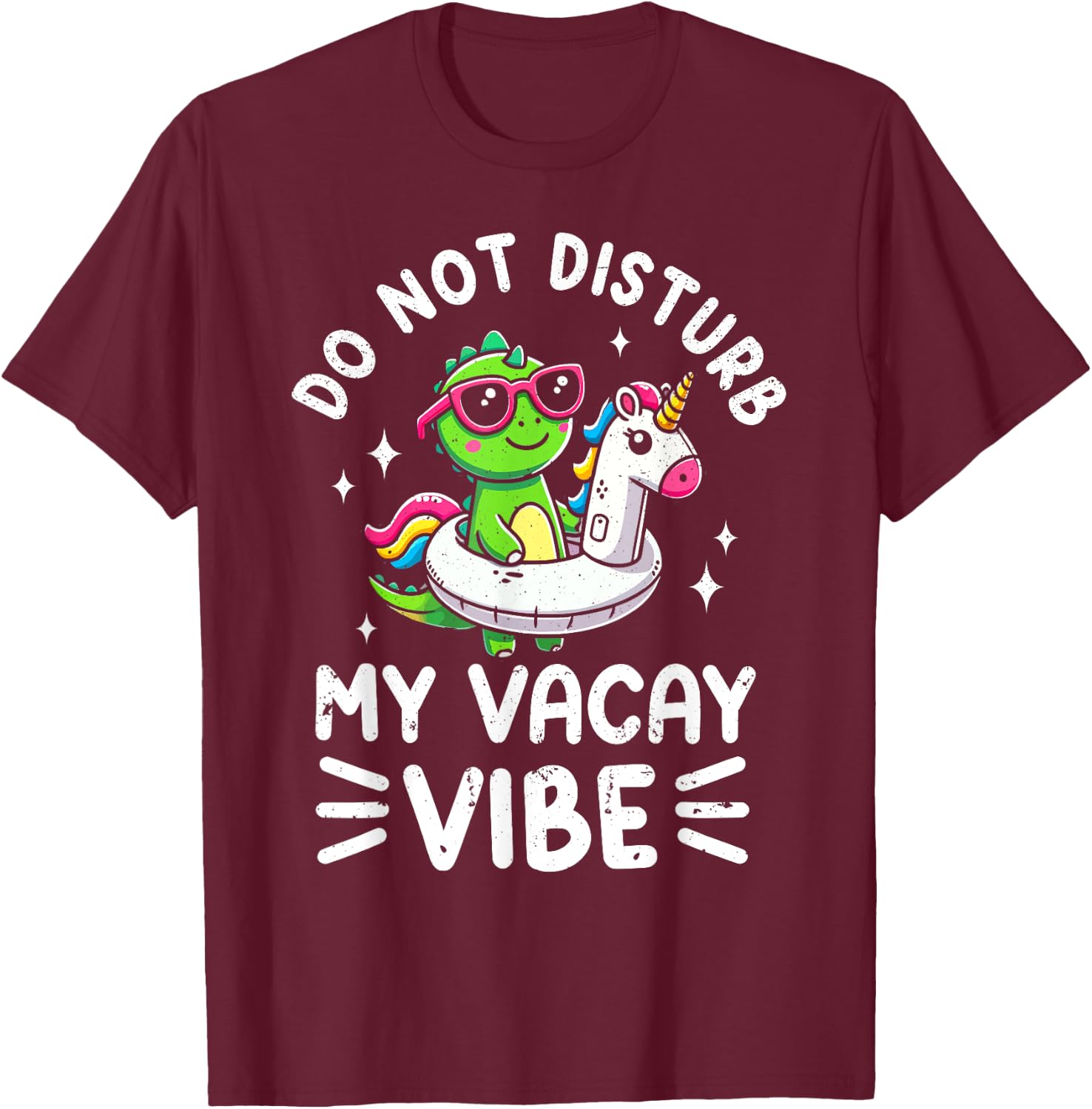 Vacay mode Family vacation Funny summer vacation T-Shirt - T-Shirt | Maroon