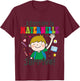 Child Attention La Maternelle J'arrive - Kindergarten Boy , white, 2 T-Shirt - T-Shirt | Maroon