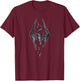 Ripple Junction x Elder Scrolls Dragon Emblem Skyrim , black T-Shirt - T-Shirt | Maroon