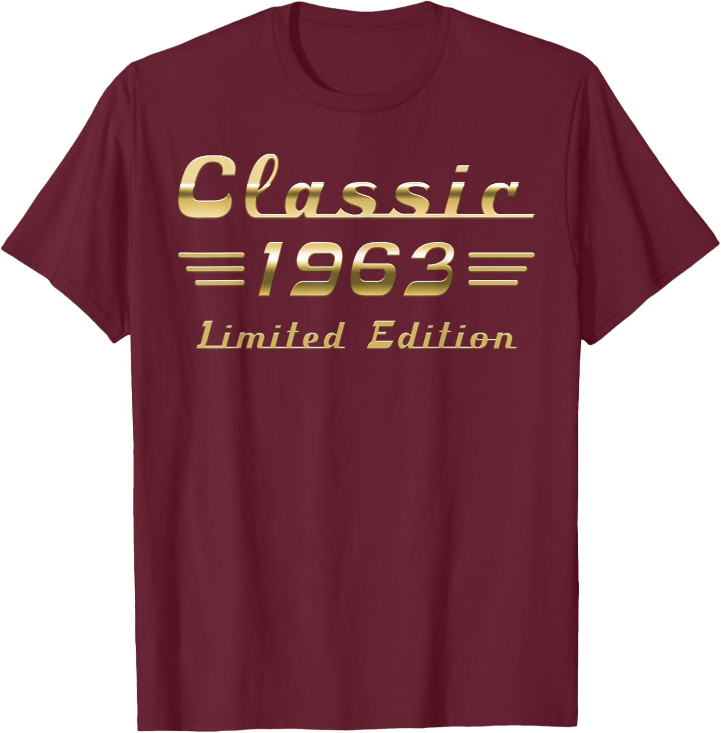 Classic 1963 Vintage car 62nd Birthday T-Shirt - T-Shirt | Maroon