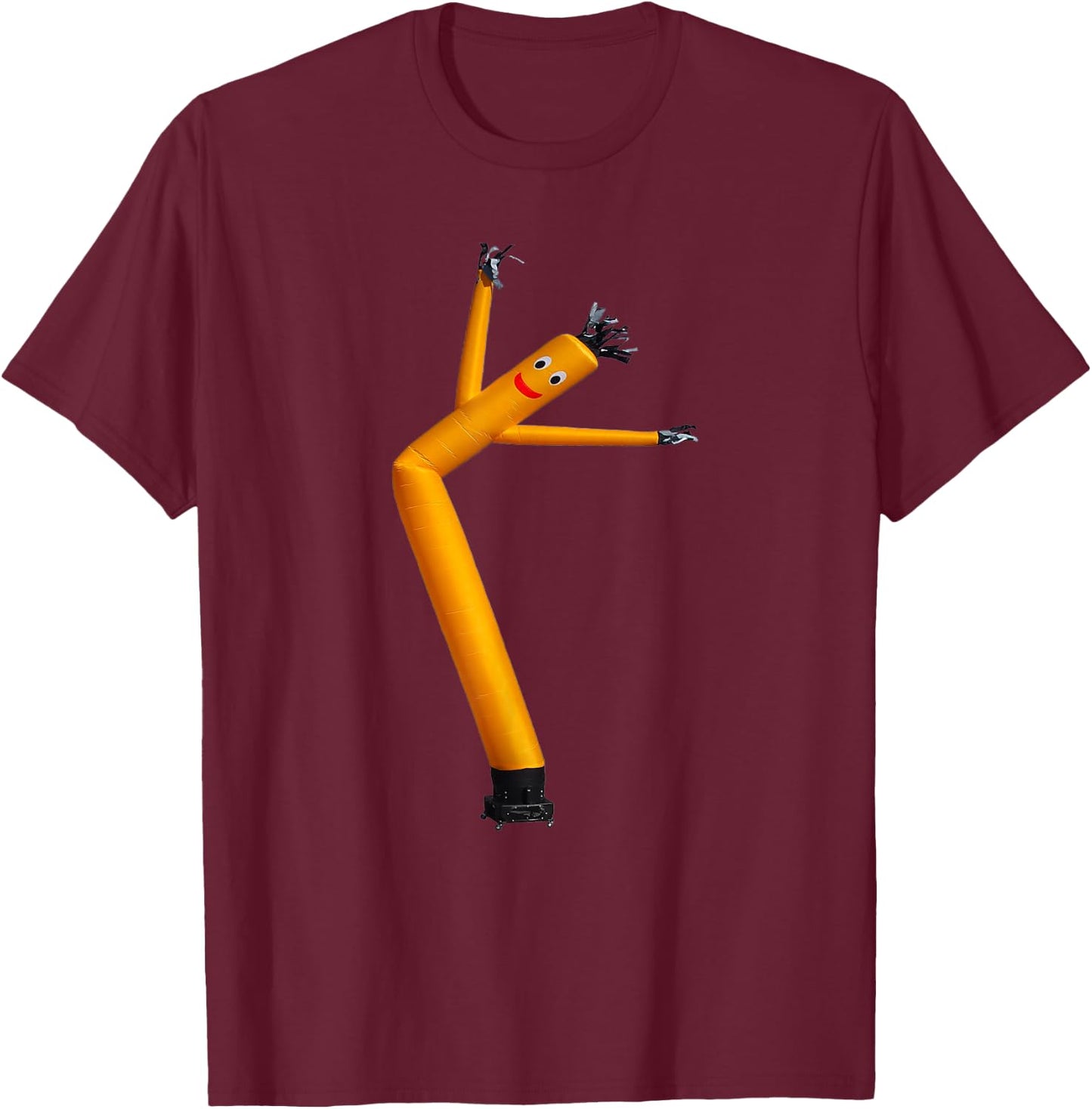 Air Dancer Fun Dancing Gift Wacky Inflatable Waving Tube Man T-Shirt - T-Shirt | Maroon