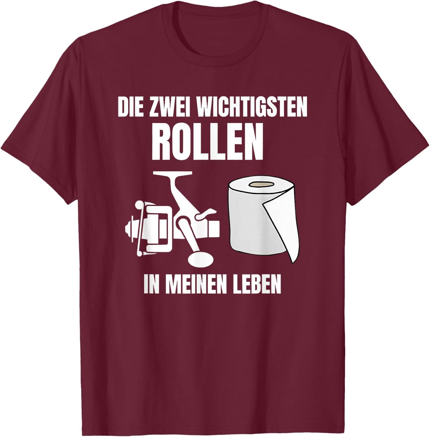 Die zwei wichtigsten rollen in meinen leben , black T-Shirt - T-Shirt | Maroon