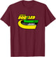 Jamaica Bobled Retro Bob Team Jamaica Flag Bobsleigh , black T-Shirt - T-Shirt | Maroon