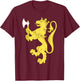 Norway Symbol Norwegian Coat Of Arms Lion Norge Gift T-Shirt - T-Shirt | Maroon