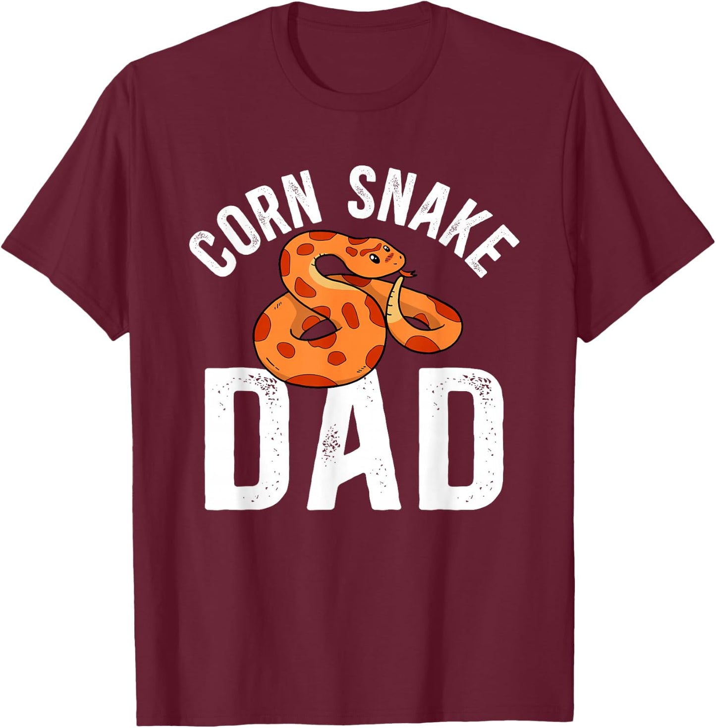 Corn Snake Dad Corn Snake Owner Corn Snake Lover T-Shirt - T-Shirt | Maroon