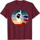 Corsica Island avec Arbres Carte Corse Haut de Gamme T-Shirt - T-Shirt | Maroon