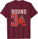 Kids 3rd Birthday Boxing Boy 3 Year Old Boxer Bday Party T-Shirt - T-Shirt | Maroon