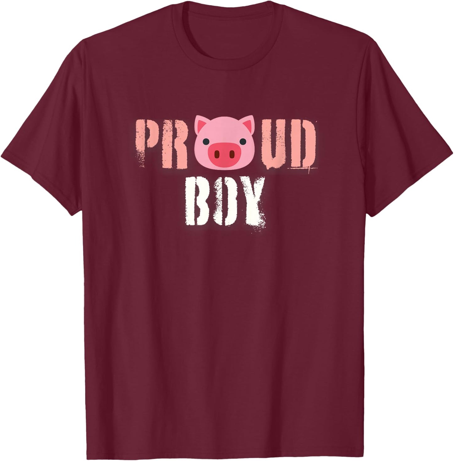 Gay Daddy & Pig Boy Bear Gay Fetish LGBTQ Pride T-Shirt - T-Shirt | Maroon