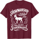Showmanship Definition Fair Animal Show Goat Livestock Show T-Shirt - T-Shirt | Maroon
