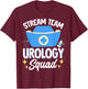 Stream Team Urology Squad T-Shirt - T-Shirt | Maroon