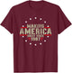 Funny Making America Great Since 1987 Design, 35th Birthday T-Shirt - T-Shirt | Maroon