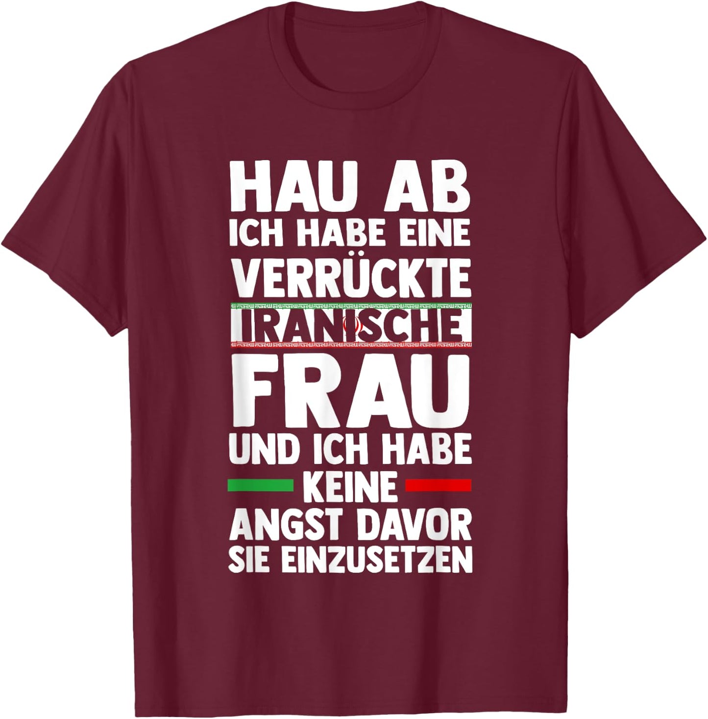 Iraner Iran , black T-Shirt - T-Shirt | Maroon