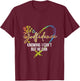 God.fidence Know I cant but he can leopard Heart Christian T-Shirt - T-Shirt | Maroon