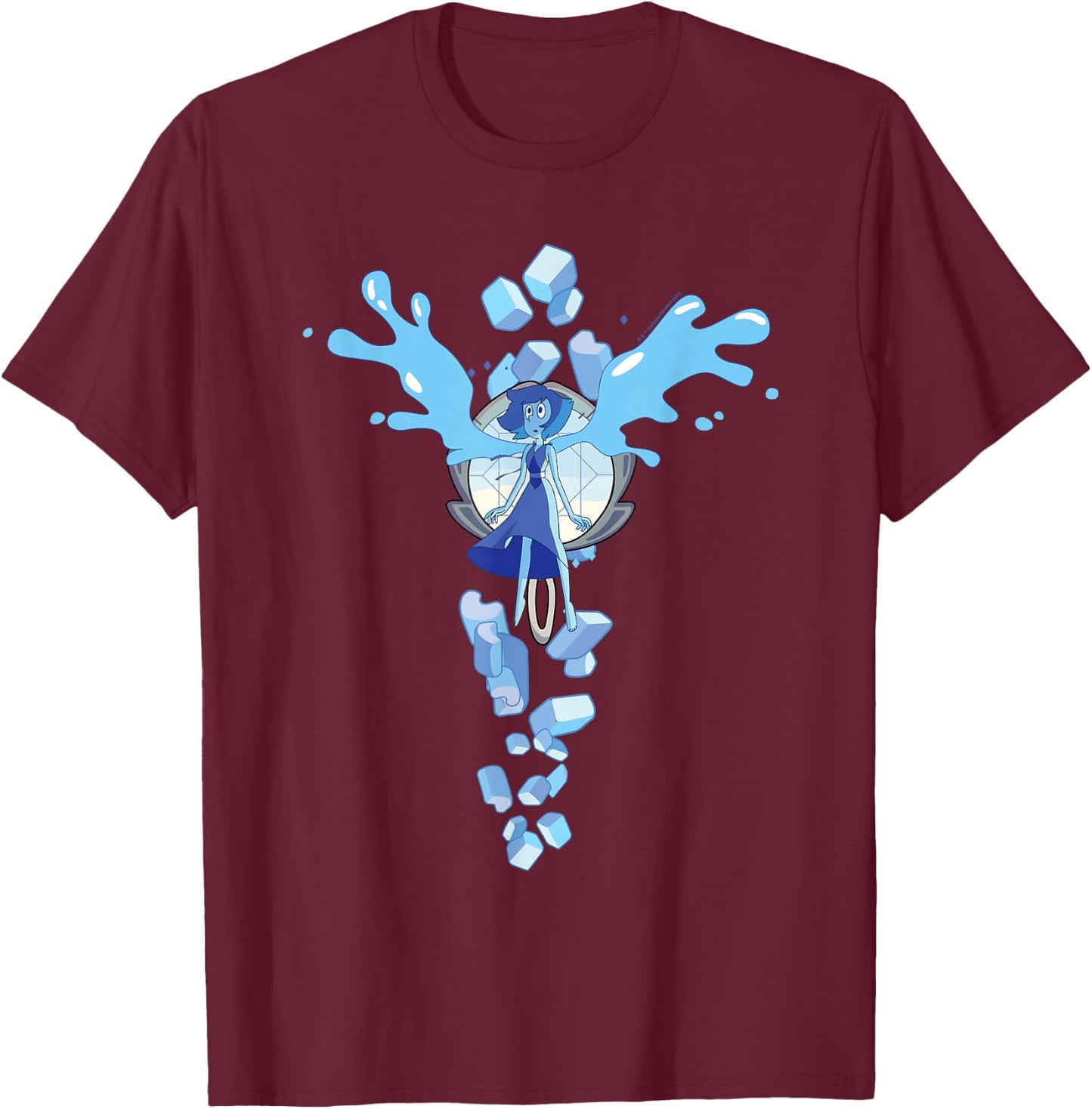 Steven Universe Lapis Lazuli T-Shirt - T-Shirt | Maroon
