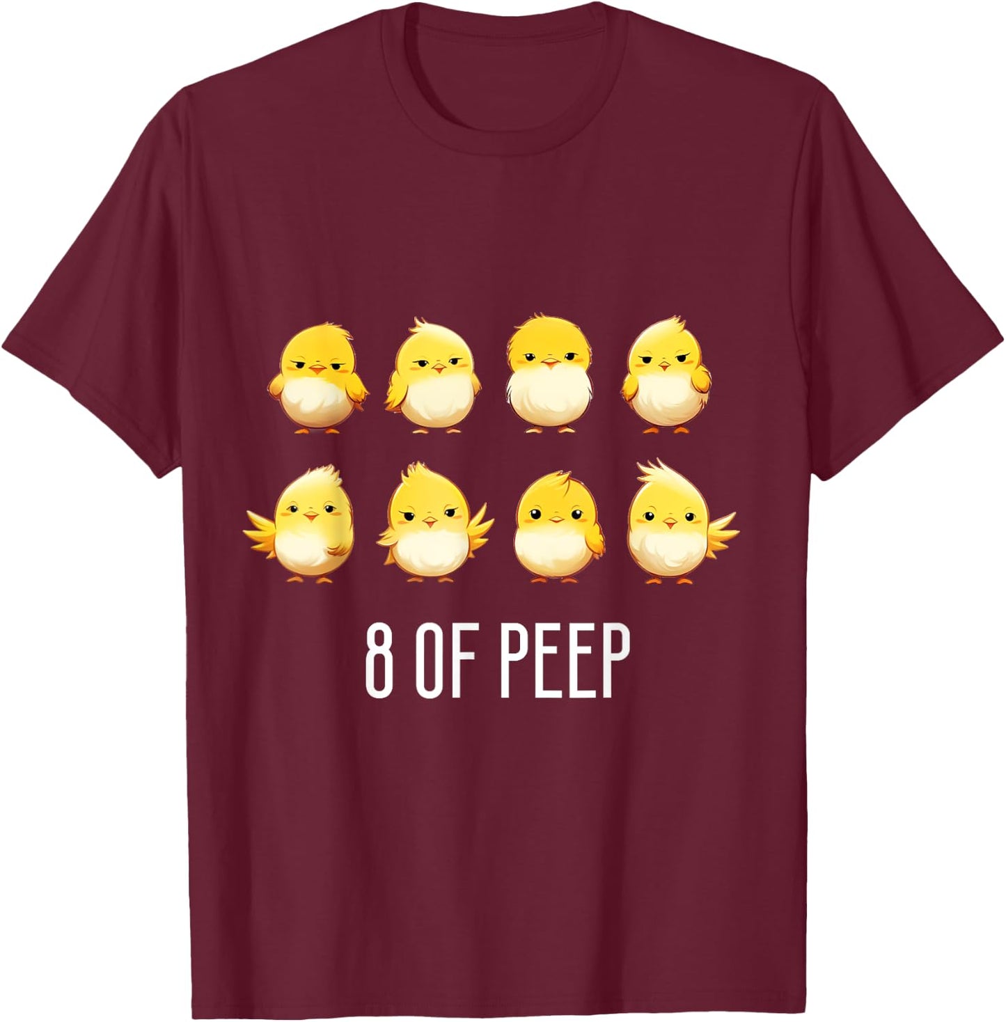 8 of Peep - Funny Respiratory Therapist T-Shirt - T-Shirt | Maroon