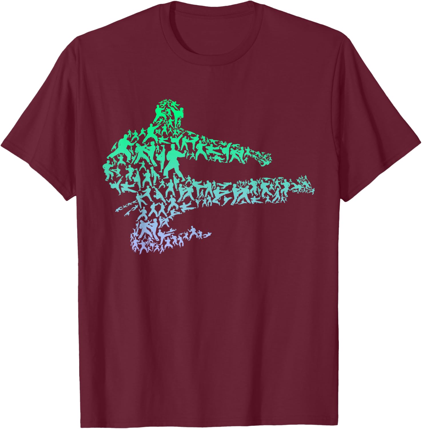Karate Kleidung für Jungen und Mädchen Karate Bekleidung Jugend Karate T-Shirt - T-Shirt | Maroon