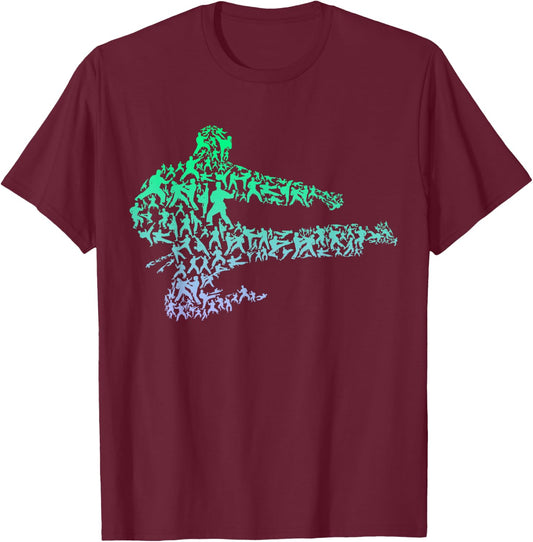 Karate Kleidung für Jungen und Mädchen Karate Bekleidung Jugend Karate T-Shirt - T-Shirt | Maroon