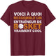 Basketball Un Entraîneur De Basket Vraiment Cool Coach T-Shirt - T-Shirt | Maroon