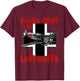 Great Aviation . German Luftwaffe F/W 190. T-Shirt - T-Shirt | Maroon