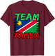 Team Namibia T-Shirt - T-Shirt | Maroon