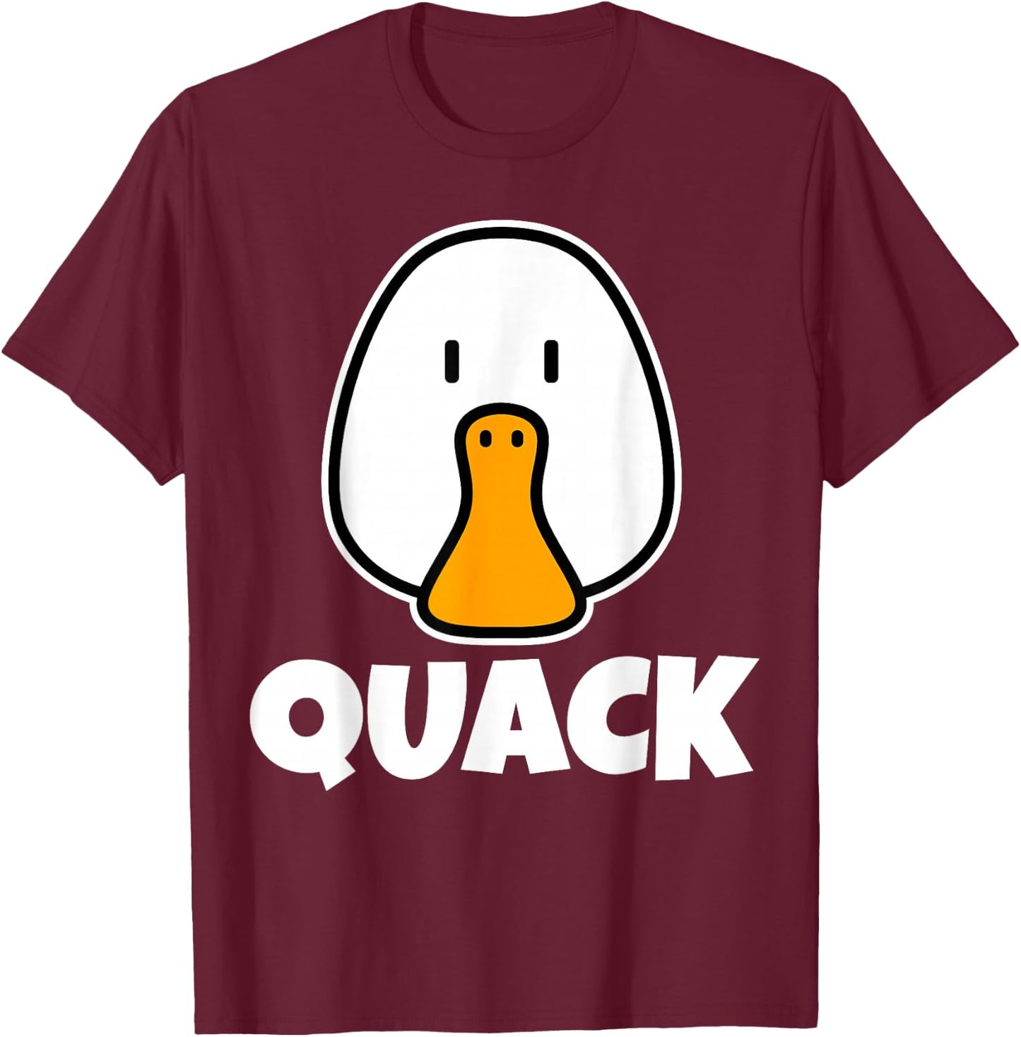 QUACK Ducks Stuff | Duck Lover Stuff | Kids Duck T-Shirt - T-Shirt | Maroon