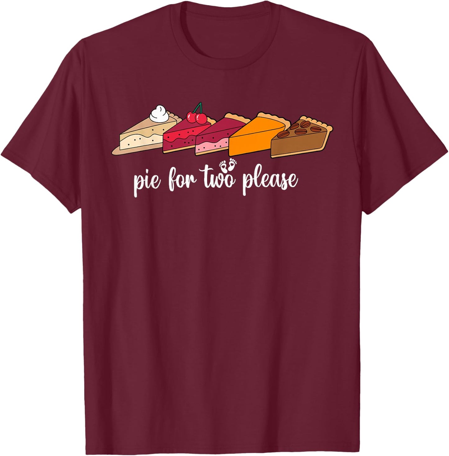 Adults Thanksgiving Pregnancy Announcement Black Small T-Shirt - T-Shirt | Maroon