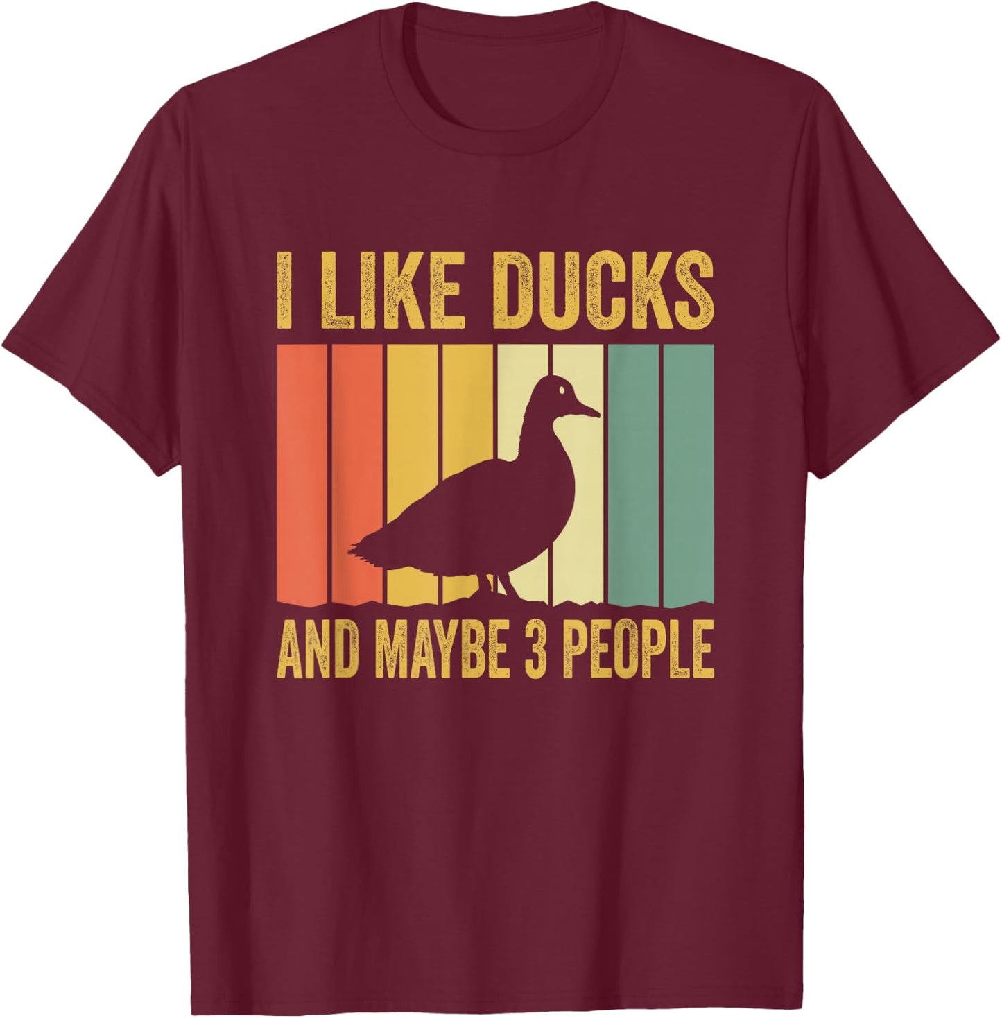 Funny Duck Owner Saying Rubber Duck Lover Rubber Ducks T-Shirt - T-Shirt | Maroon