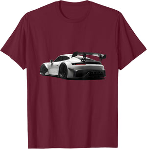 Tuning Car Mechanic GT3 Drift Motorsport 911 Gift , black T-Shirt - T-Shirt | Maroon