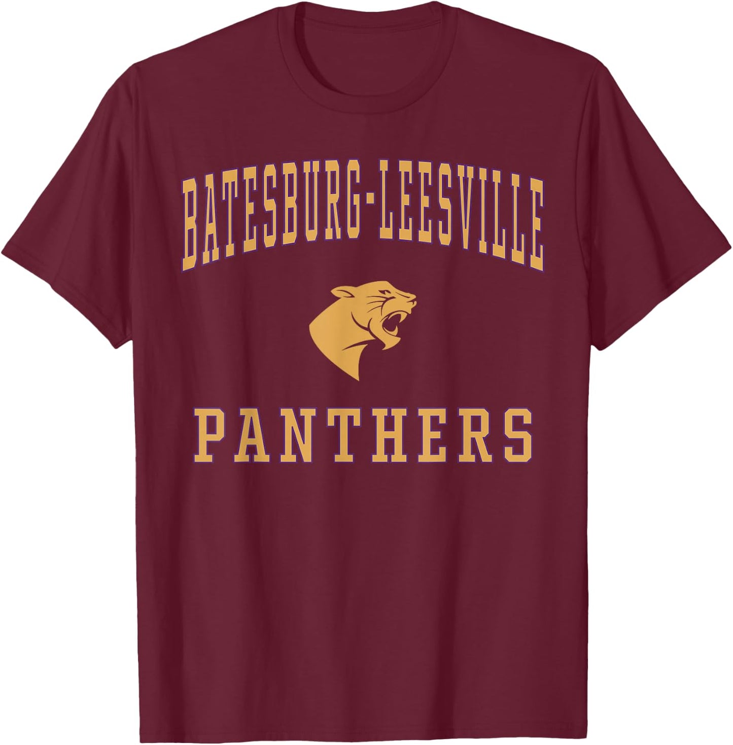 Batesburg-Leesville High School Panthers T-Shirt - T-Shirt | Maroon