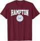 Hampton University Pirates Collegiate Seal T-Shirt - T-Shirt | Maroon