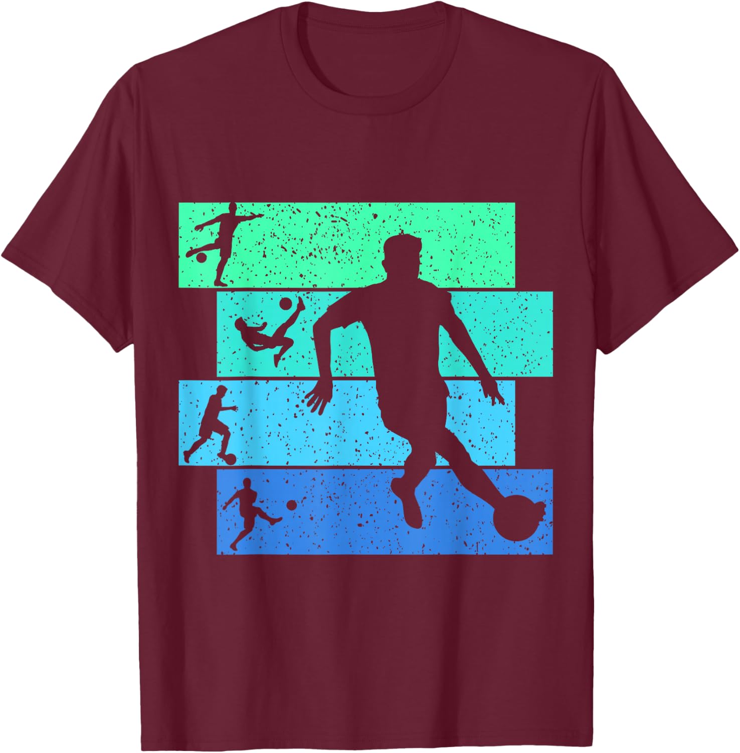 Football Football Boys' , black T-Shirt - T-Shirt | Maroon