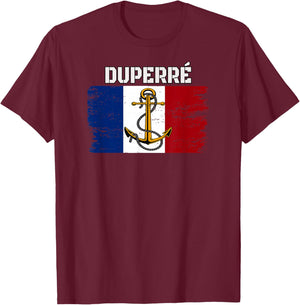 Duperré D633 Squadron Escort Father Grandpa Veterans T-Shirt - T-Shirt | Maroon