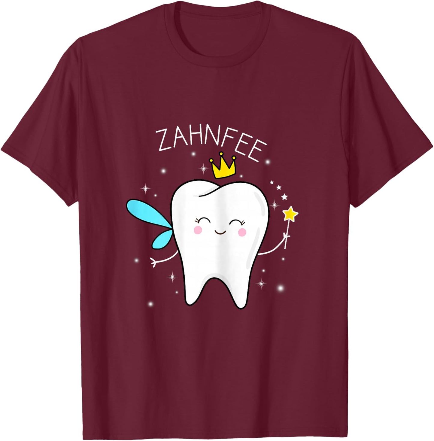 Tooth Fairy Carnival Party Costume Fancy Dress Fairy , black T-Shirt - T-Shirt | Maroon