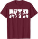 MTB Mountain Bike Shirt for Mountain Biker T-Shirt - T-Shirt | Maroon