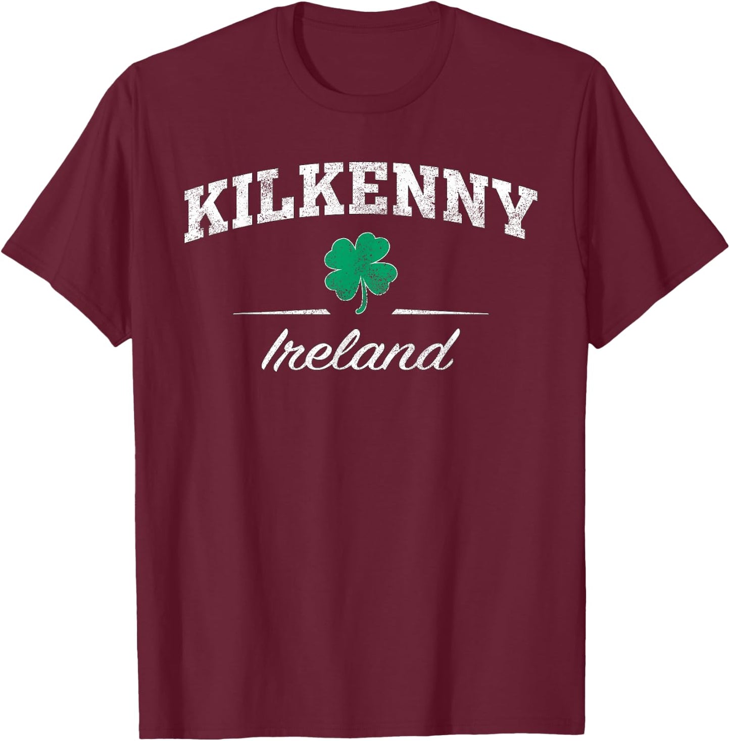 Kilkenny Ireland , Black, S T-Shirt - T-Shirt | Maroon