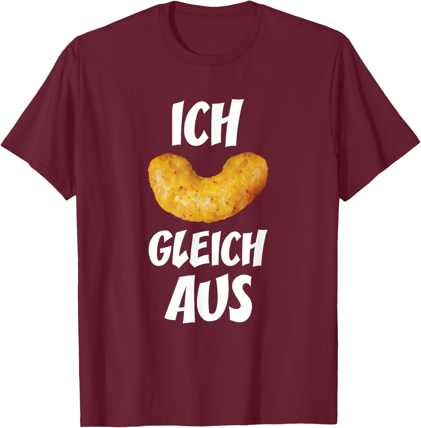 Ich flip gleich aus Erdnussflip , black T-Shirt - T-Shirt | Maroon