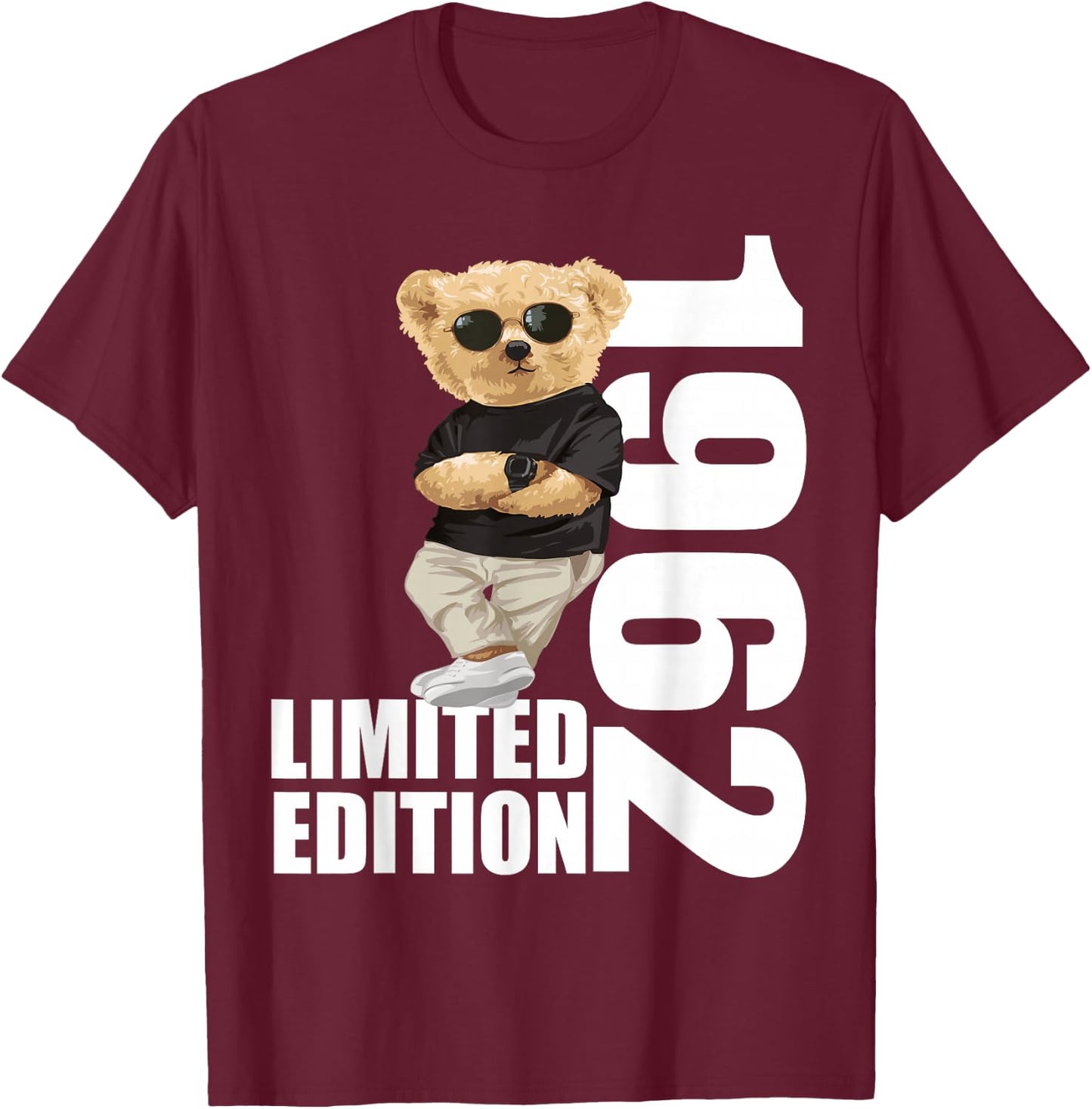 Limited Edition 1962 Bär Bären Geburtstag 1962 Jahrgang 1962 T-Shirt - T-Shirt | Maroon