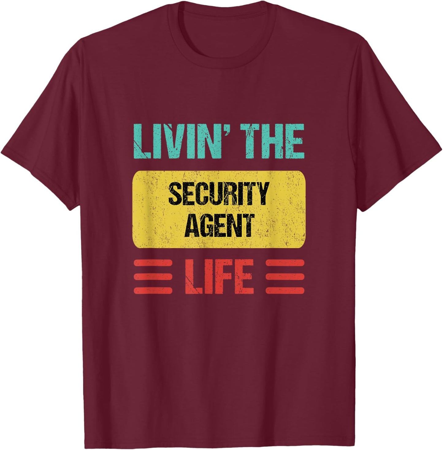 Security Agent T-Shirt - T-Shirt | Maroon