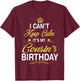 Vintage I Can't Keep Calm It's My Cousin's Birthday T-Shirt - T-Shirt | Maroon