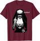 Unholy Sexy Nun Tattoo T-Shirt - T-Shirt | Maroon