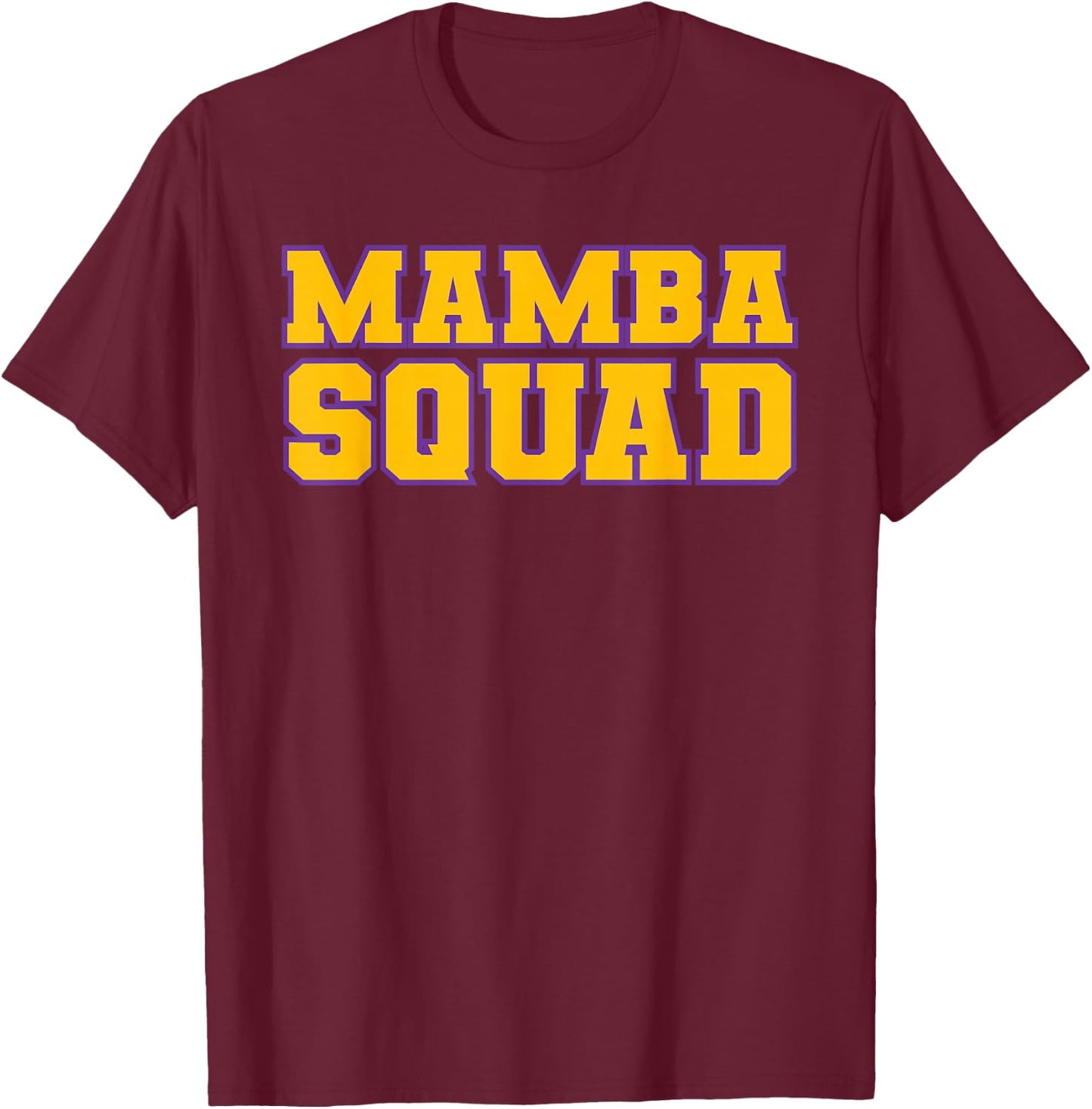 Mamba Squad Funny Snake Lover T-Shirt - T-Shirt | Maroon