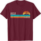 Nordseeinsel Sylt T-Shirt - T-Shirt | Maroon