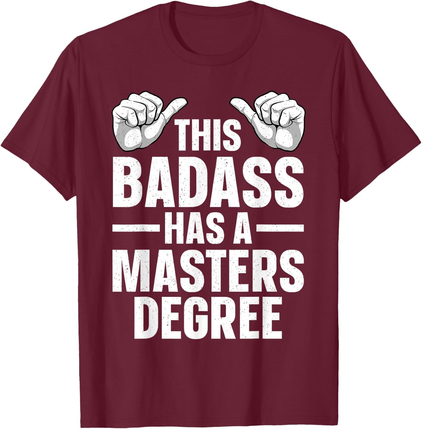 Funny Masters Degree Art Women MBA Master Graduation T-Shirt - T-Shirt | Maroon