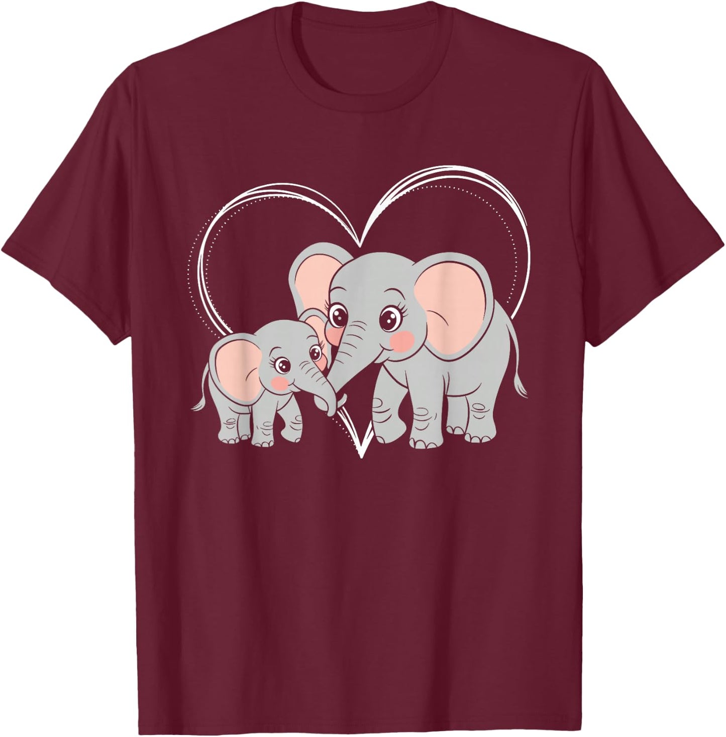 Elephant T-Shirt - T-Shirt | Maroon