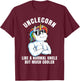 Unclecorn Cool Uncle Unicorn Birthday T-Shirt - T-Shirt | Maroon