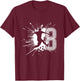 Kinder 8. Geburtstag Junge 8 Jahre Fussballer Fussball Geburtstags T-Shirt - T-Shirt | Maroon