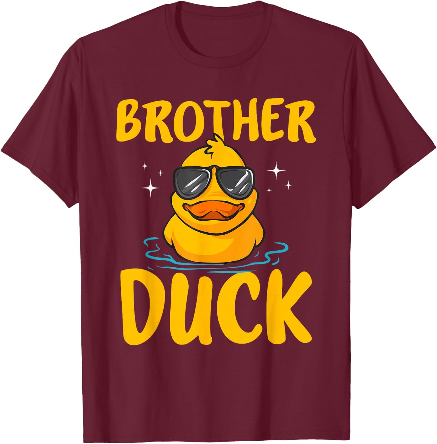 Rubber Duck Brother Duck Rubber Duckies T-Shirt - T-Shirt | Maroon