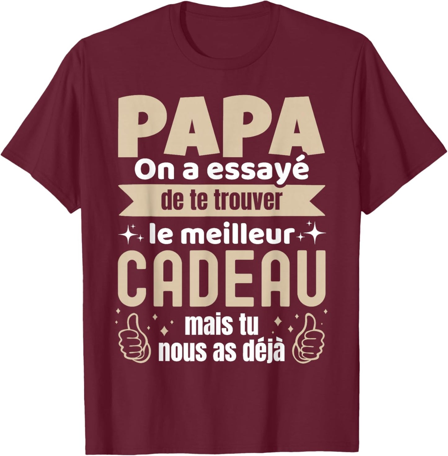Dad Gift Father's Day Gifts Birthday Man T-Shirt - T-Shirt | Maroon
